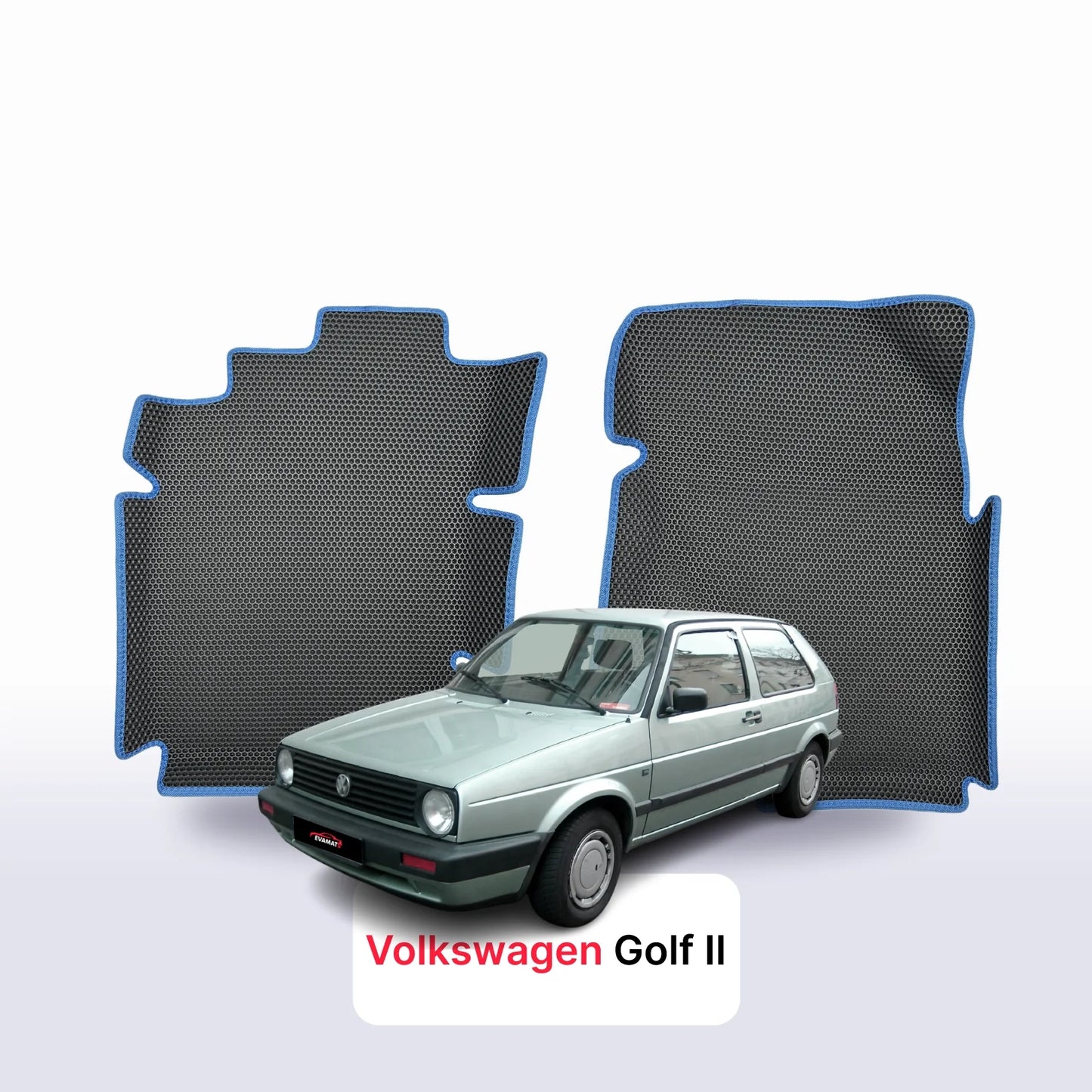 Fußmatten EVAMATS für Volkswagen Golf(MK2) 2 gen 1983-1992 jahr SCHÄGHECK 3 türer