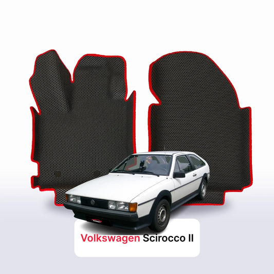 Fußmatten EVAMATS für Volkswagen Scirocco II gen 1981-1992 jahr COUPE 3 türer
