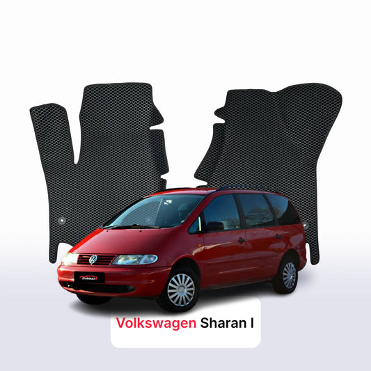 Fußmatten EVAMATS für Volkswagen Sharan vor-facelift I gen 1995-2000 jahr MINIVAN