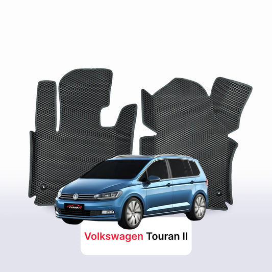 Fußmatten EVAMATS für Volkswagen Touran II gen 2015-2027 jahr MINIVAN