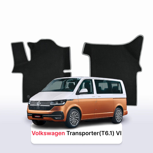 Fußmatten EVAMATS für Volkswagen Transporter(T6.1) VI gen 2019-2027 jahr MINIVAN