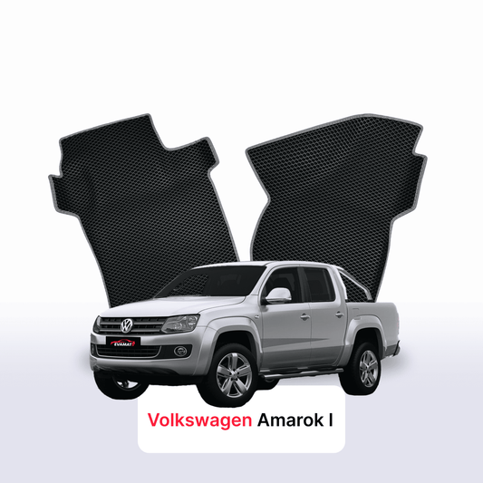 Fußmatten EVAMATS für Volkswagen Amarok I gen 2010-2022 jahr PICK-UP doppelkabine