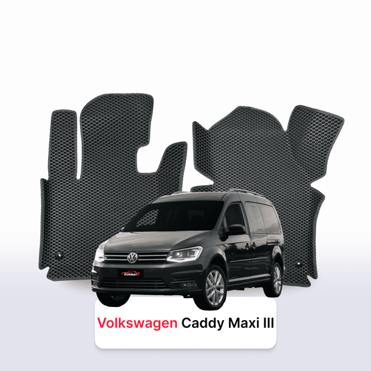 Fußmatten EVAMATS für Volkswagen Caddy Maxi III Gen 2004-2020 Jahr MINIVAN 7-Sitzer Fußmatten EVAMATS für Volkswagen Caddy Maxi III Gen 2004-2020 Jahr MINIVAN 7-Sitzer