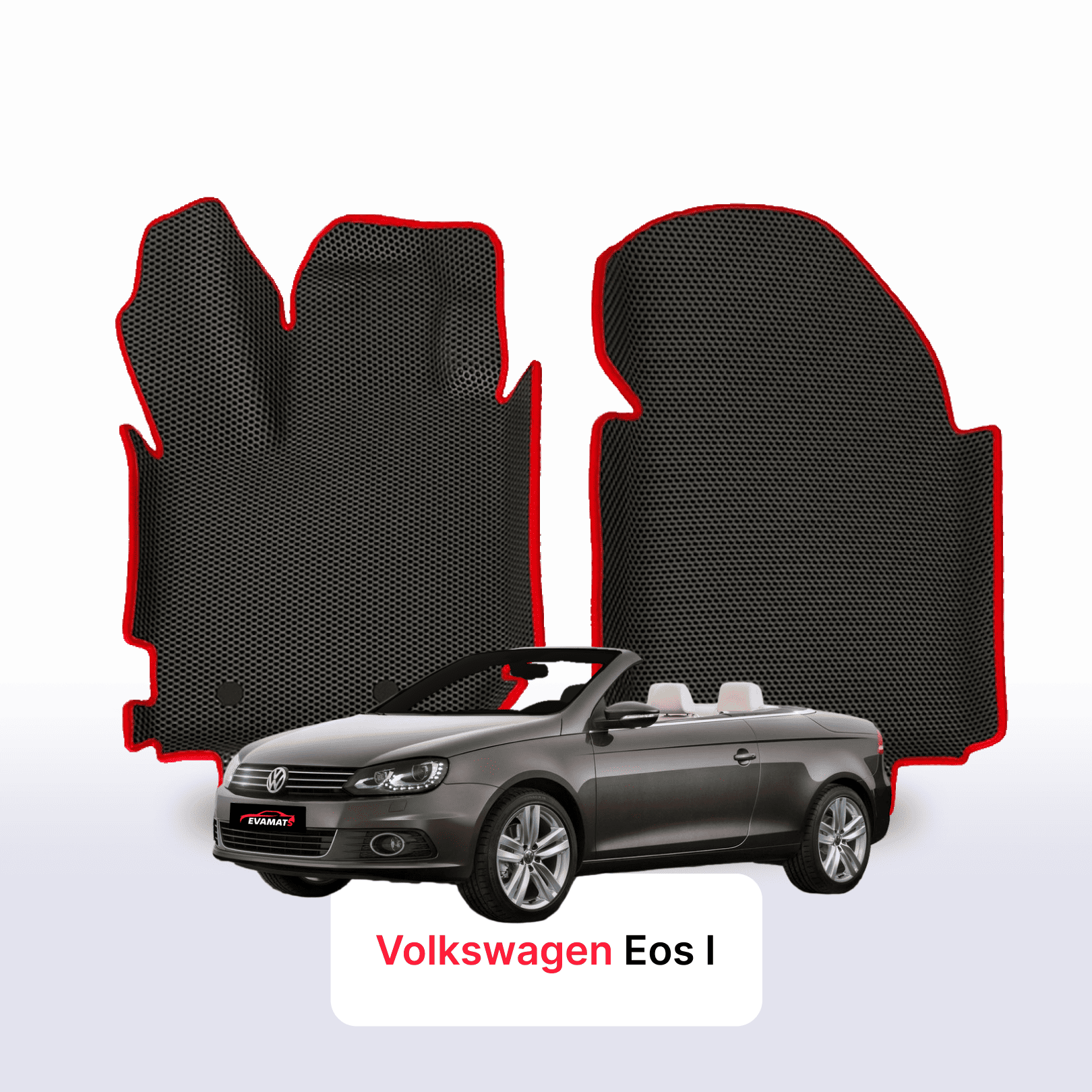 Fußmatten EVAMATS für Volkswagen Eos I gen 2006-2015 jahr CABRIO