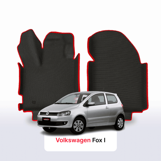Fußmatten EVAMATS für Volkswagen Fox I gen 2003-2021 jahr SCHÄGHECK 3 türer
