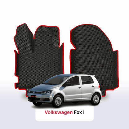 Fußmatten EVAMATS für Volkswagen Fox I gen 2003-2021 jahr SCHÄGHECK 5 türer
