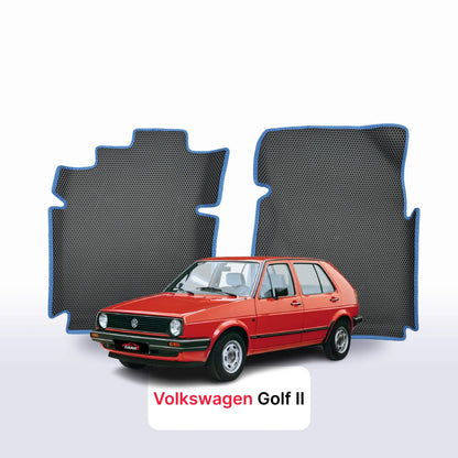 Fußmatten EVAMATS für Volkswagen Golf(MK2) 2 gen 1983-1992 jahr SCHÄGHECK 5 türer