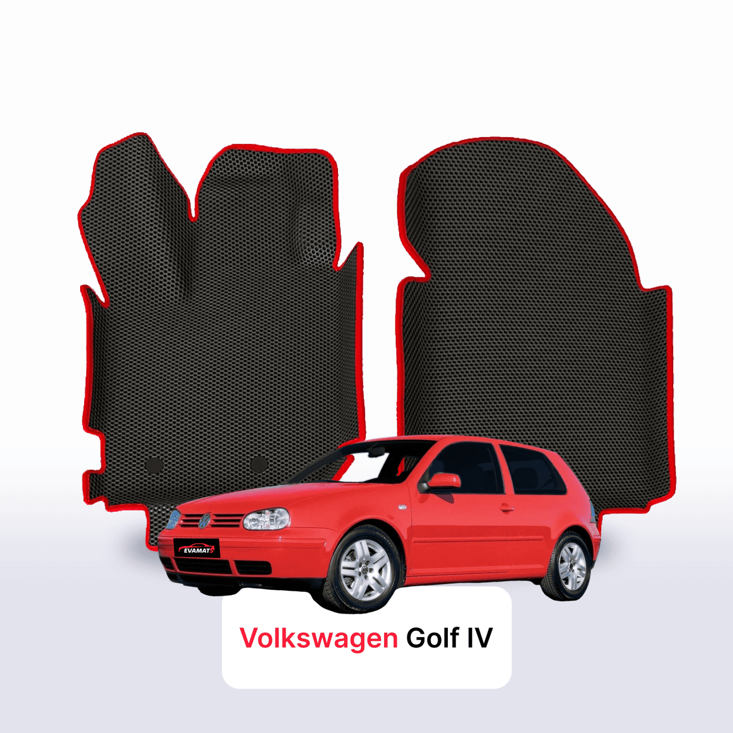 Fußmatten EVAMATS für Volkswagen Golf(MK4) IV gen 1997-2006 jahr SCHÄGHECK 3 türer
