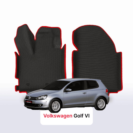 Fußmatten EVAMATS für Volkswagen Golf (MK6) VI gen 2008-2012 jahr SCHÄGHECK 3 türer
