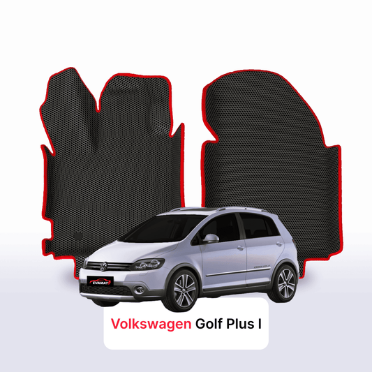 Fußmatten EVAMATS für Volkswagen Golf Plus I gen 2005-2014 jahr SCHÄGHECK 5 türer