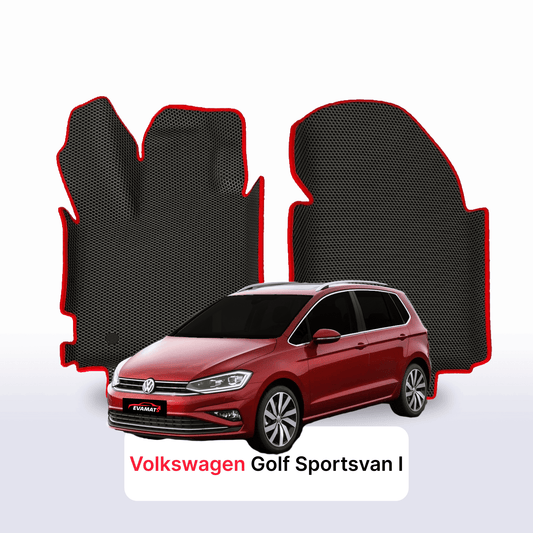 Fußmatten EVAMATS für Volkswagen Golf Sportsvan I gen 2014-2020 jahr MINIVAN