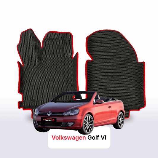 Fußmatten EVAMATS für Volkswagen Golf (MK6) VI Gen 2008-2012 Jahr CABRIO