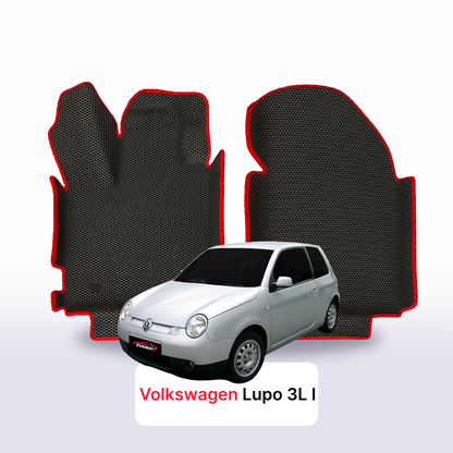 Fußmatten EVAMATS für Volkswagen Lupo I gen 1998-2005 jahr SCHÄGHECK 3 türer
