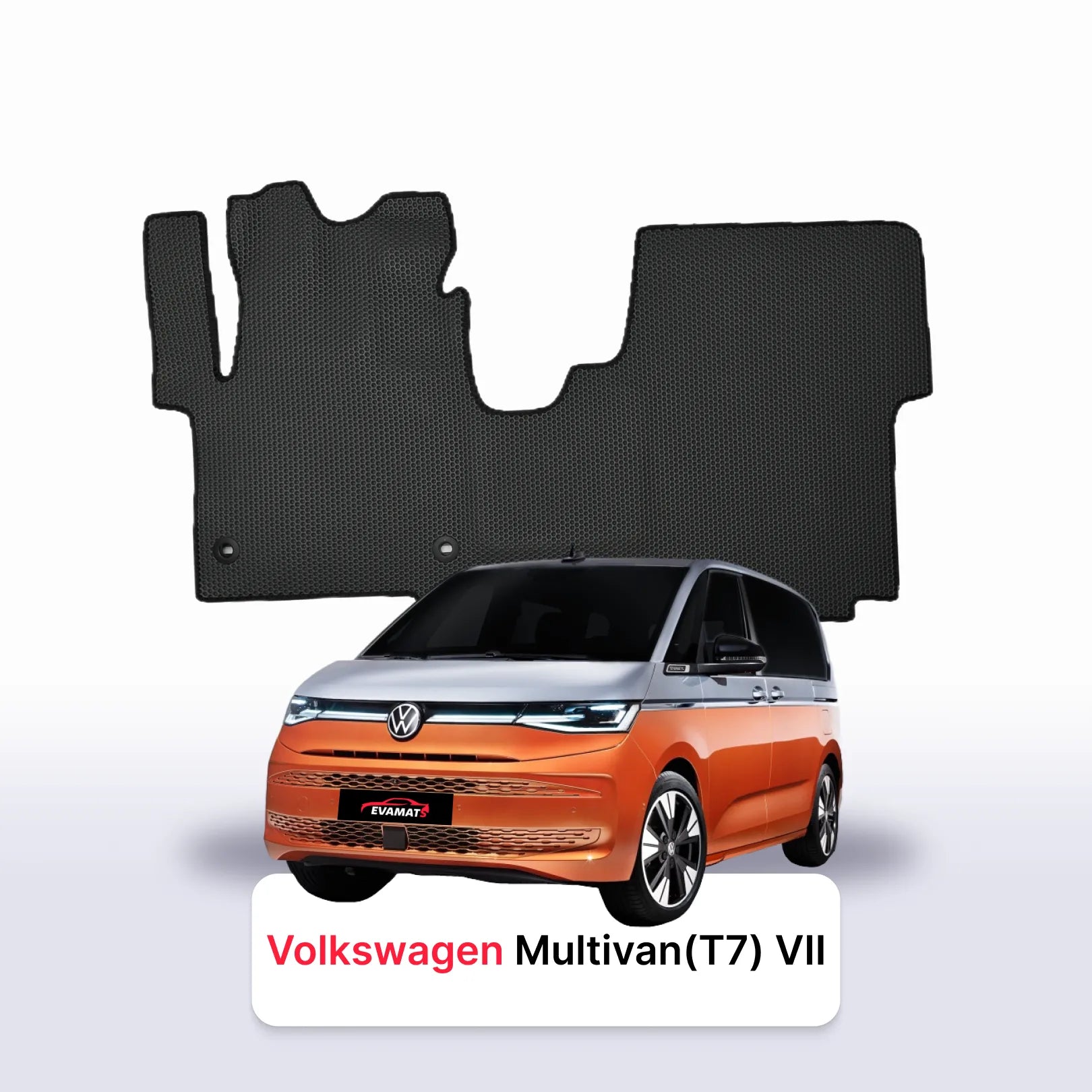 Fußmatten EVAMATS für Volkswagen Multivan(T7) VII gen 2021-2028 jahr MINIVAN
