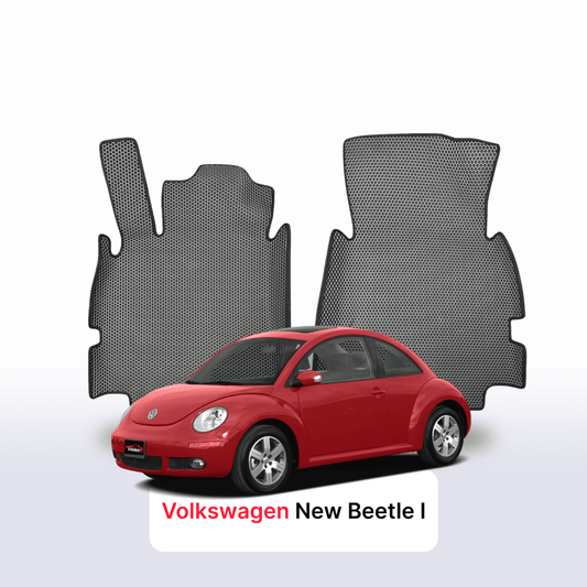 Fußmatten EVAMATS für Volkswagen New Beetle 1 gen 1997-2010 jahr SCHÄGHECK 3 türer