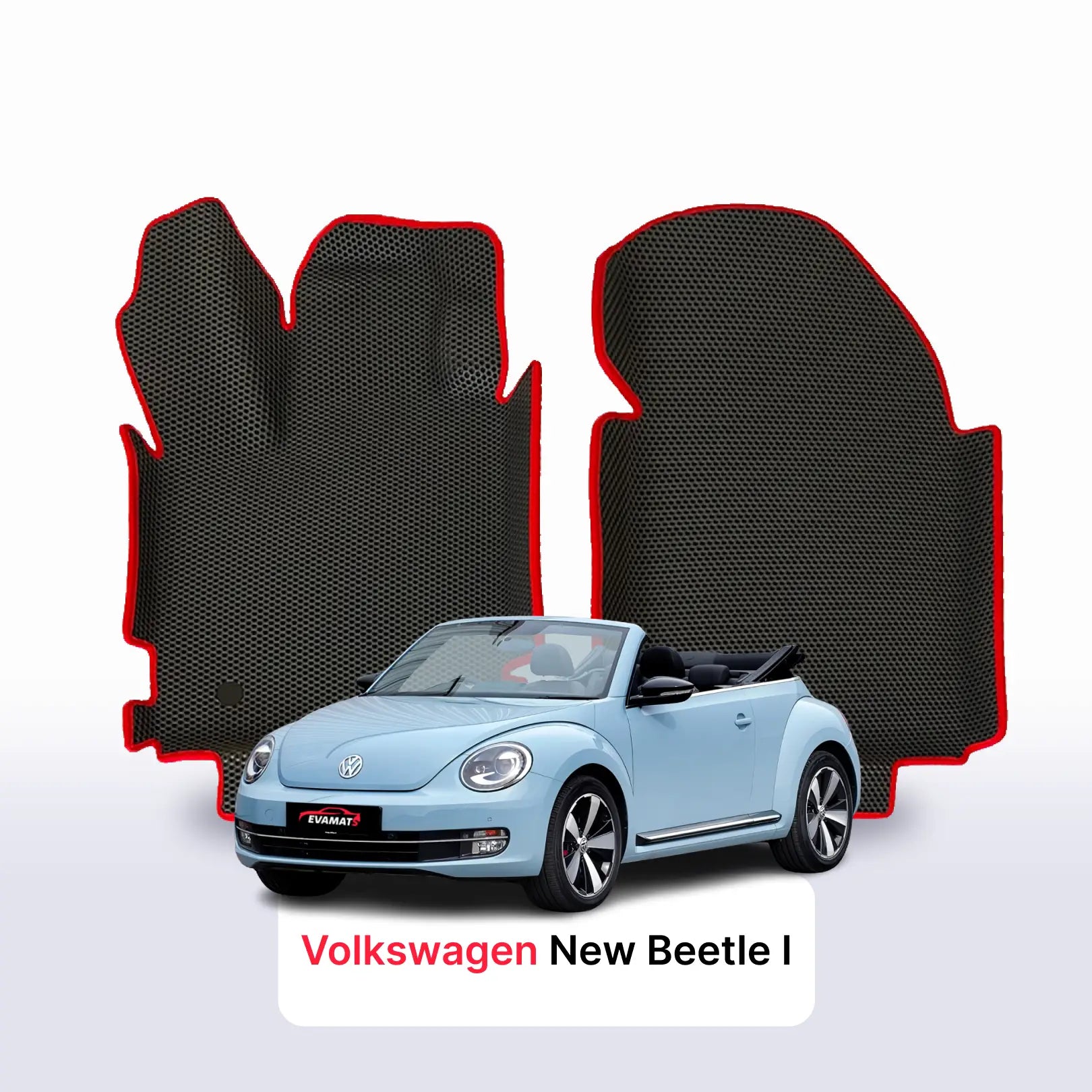 Fußmatten EVAMATS für Volkswagen New Beetle 1 gen 1997-2010 jahr CABRIO