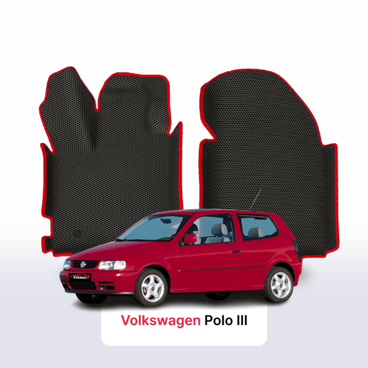 Fußmatten EVAMATS für Volkswagen Polo(MK3) III gen 1994-2001 jahr SCHÄGHECK 3 türer