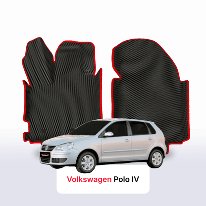 Fußmatten EVAMATS für Volkswagen Polo(MK4) IV gen 2001-2009 jahr SCHÄGHECK 5 türer