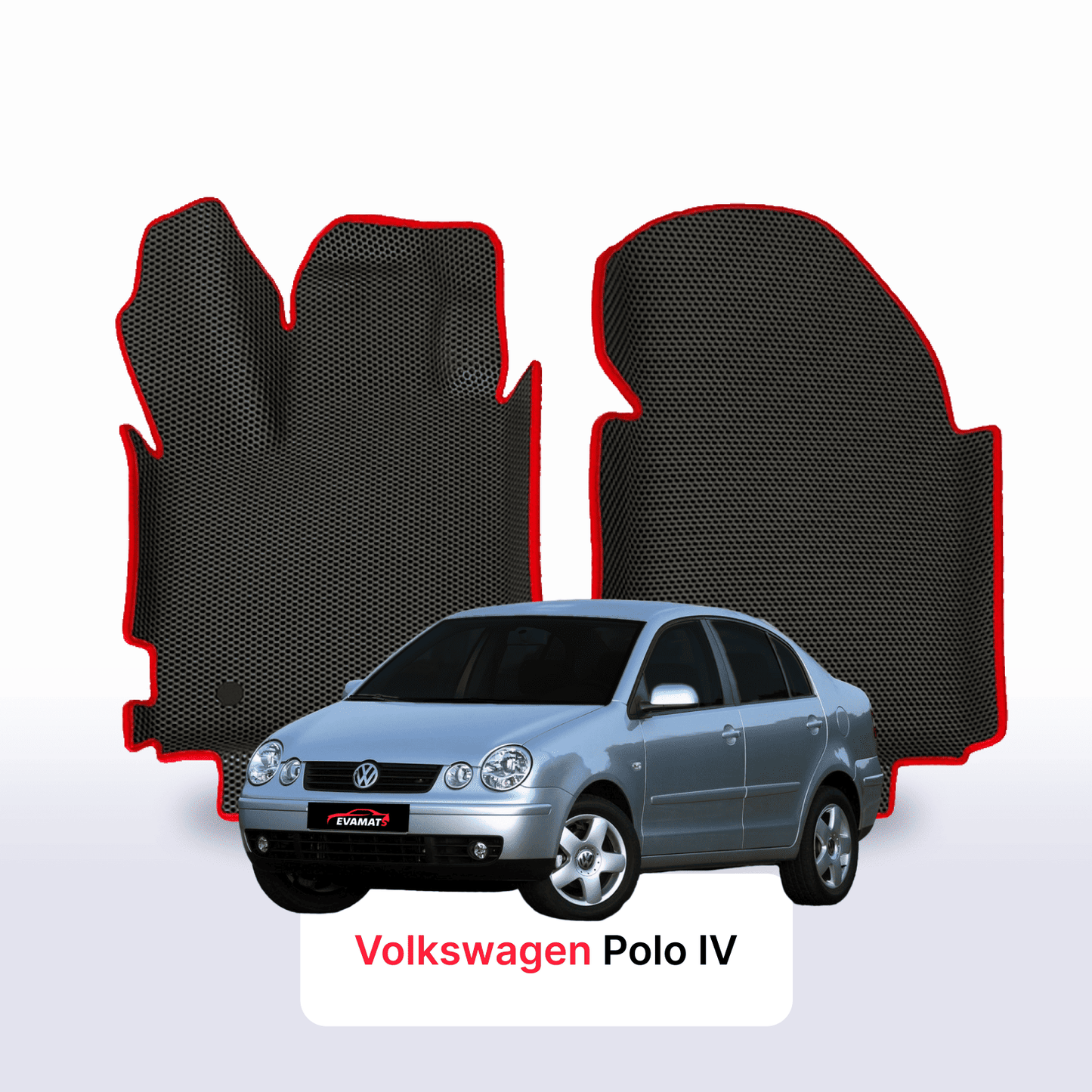 Fußmatten EVAMATS für Volkswagen Polo(MK4) IV gen 2001-2009 jahr LIMOUSINE