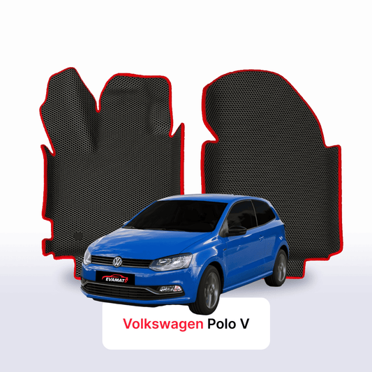 Fußmatten EVAMATS für Volkswagen Polo(MK5) V gen 2009-2017 jahr SCHÄGHECK 3 türer