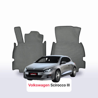 Fußmatten EVAMATS für Volkswagen Scirocco III Gen 2008-2017 Jahr FLIEßHECK 3-Türer