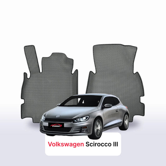 Fußmatten EVAMATS für Volkswagen Scirocco III gen 2008-2017 jahr SCHÄGHECK 3 türer
