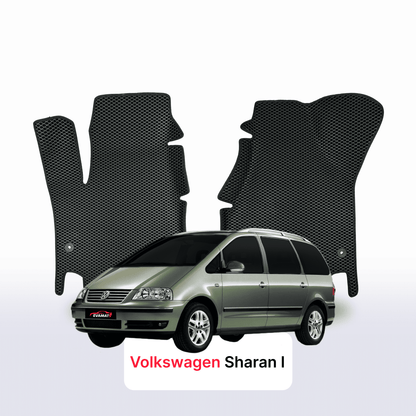Fußmatten EVAMATS für Volkswagen Sharan facelift I gen 2000-2010 jahr MINIVAN