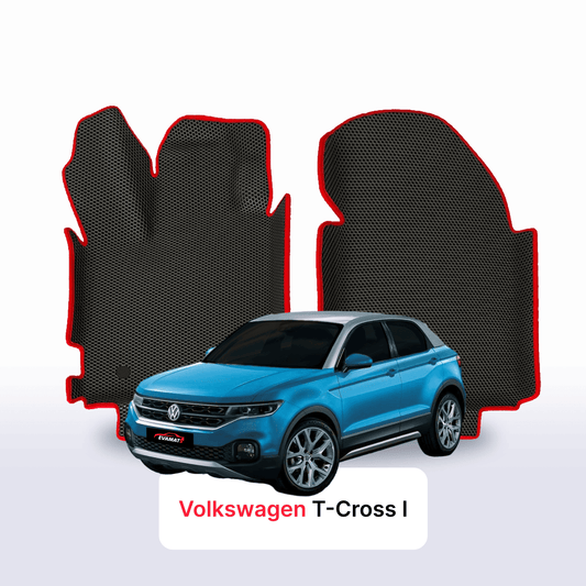 Fußmatten EVAMATS für Volkswagen T-Cross I gen 2018-2027 jahr SUV