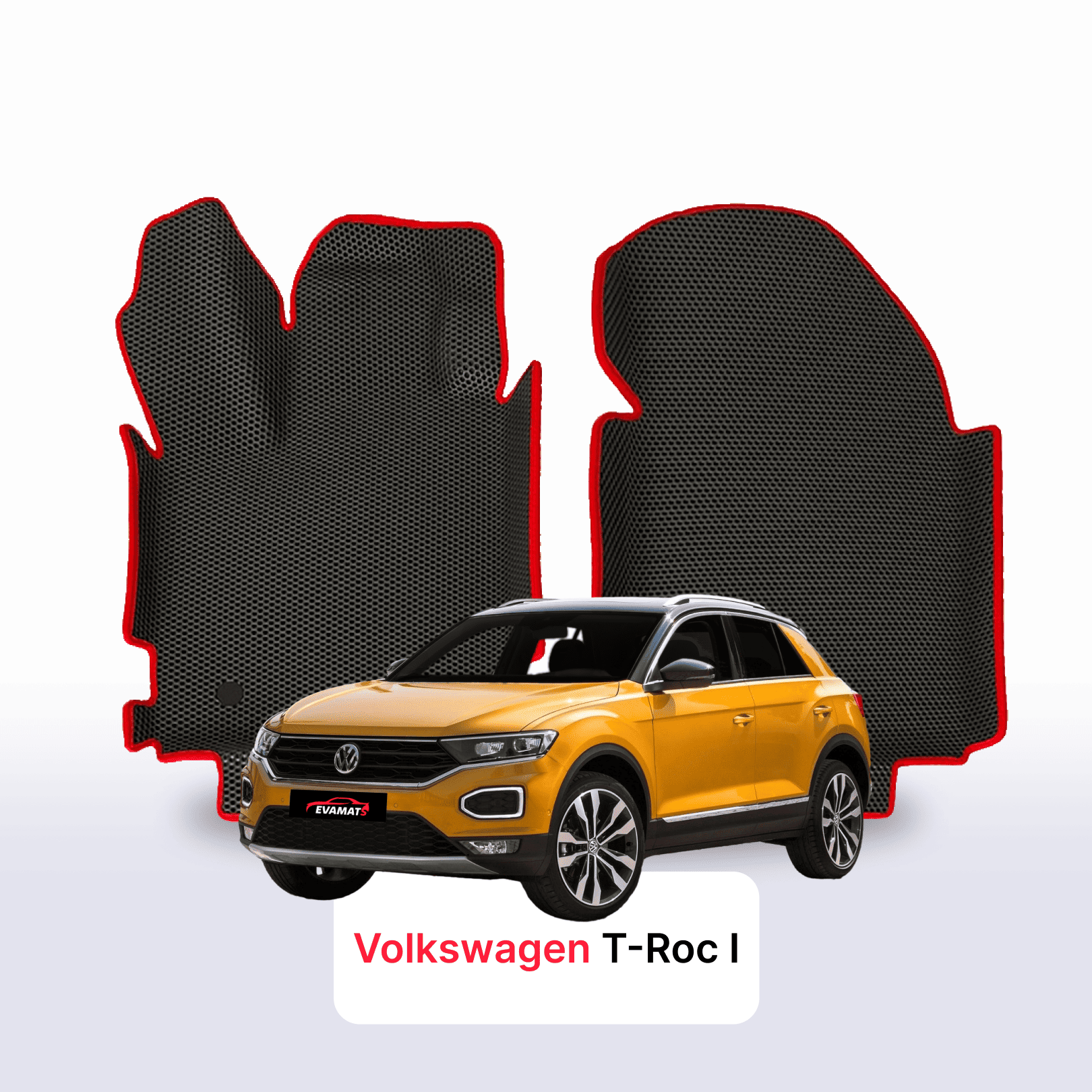 Fußmatten EVAMATS für Volkswagen T-Roc I gen 2017-2026 jahr SUV