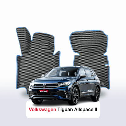 Fußmatten EVAMATS für Volkswagen Tiguan Allspace II gen 2024-2028 jahr SUV 7 sitzer