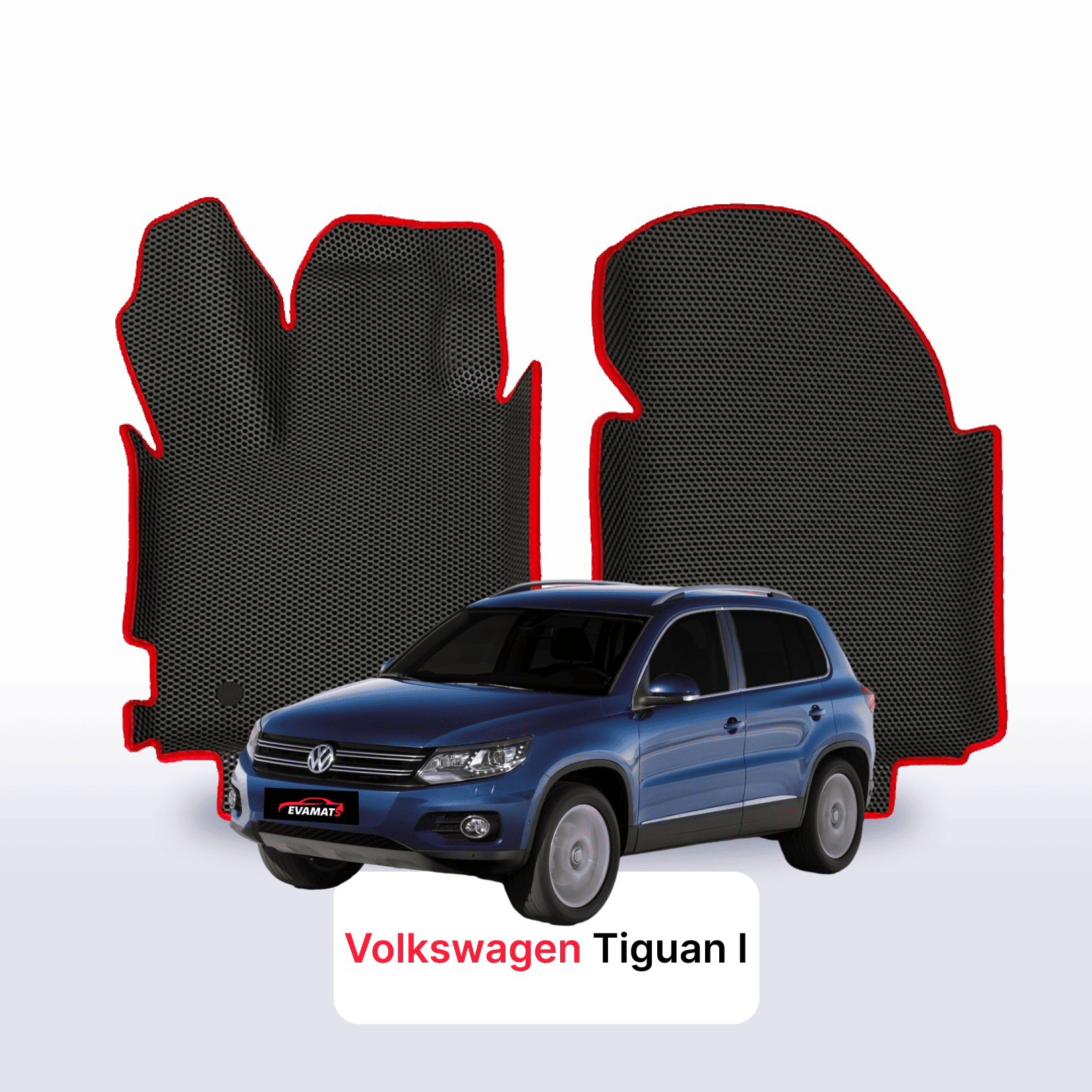 Fußmatten EVAMATS für Volkswagen Tiguan I gen 2007-2016 jahr SUV
