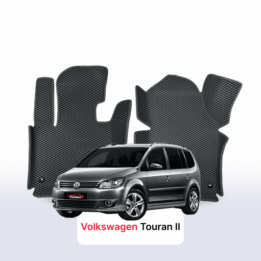 Fußmatten EVAMATS für Volkswagen Touran II Gen 2010-2015 Jahr MINIVAN 7-Sitzer Fußmatten EVAMATS für Volkswagen Touran II Gen 2010-2015 Jahr MINIVAN 7-Sitzer