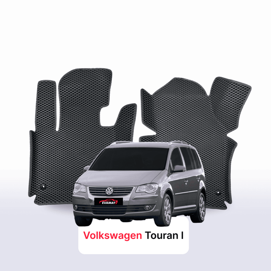 Fußmatten EVAMATS für Volkswagen Touran I gen 2003-2015 jahr MINIVAN