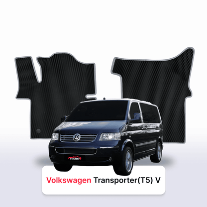 Fußmatten EVAMATS für Volkswagen Transporter(T5) V gen 2003-2015 jahr MINIVAN LONG