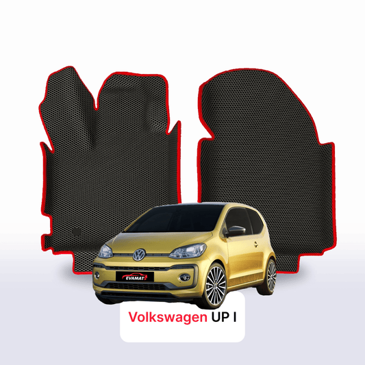 Fußmatten EVAMATS für Volkswagen UP I gen 2012-2023 jahr SCHÄGHECK 3 türer