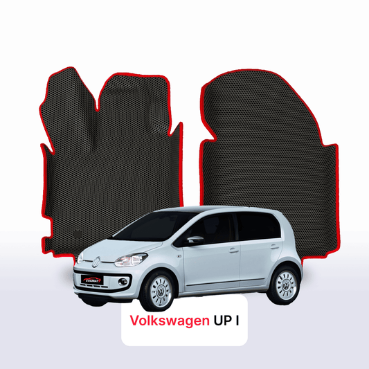 Fußmatten EVAMATS für Volkswagen UP I gen 2012-2023 jahr SCHÄGHECK 5 türer