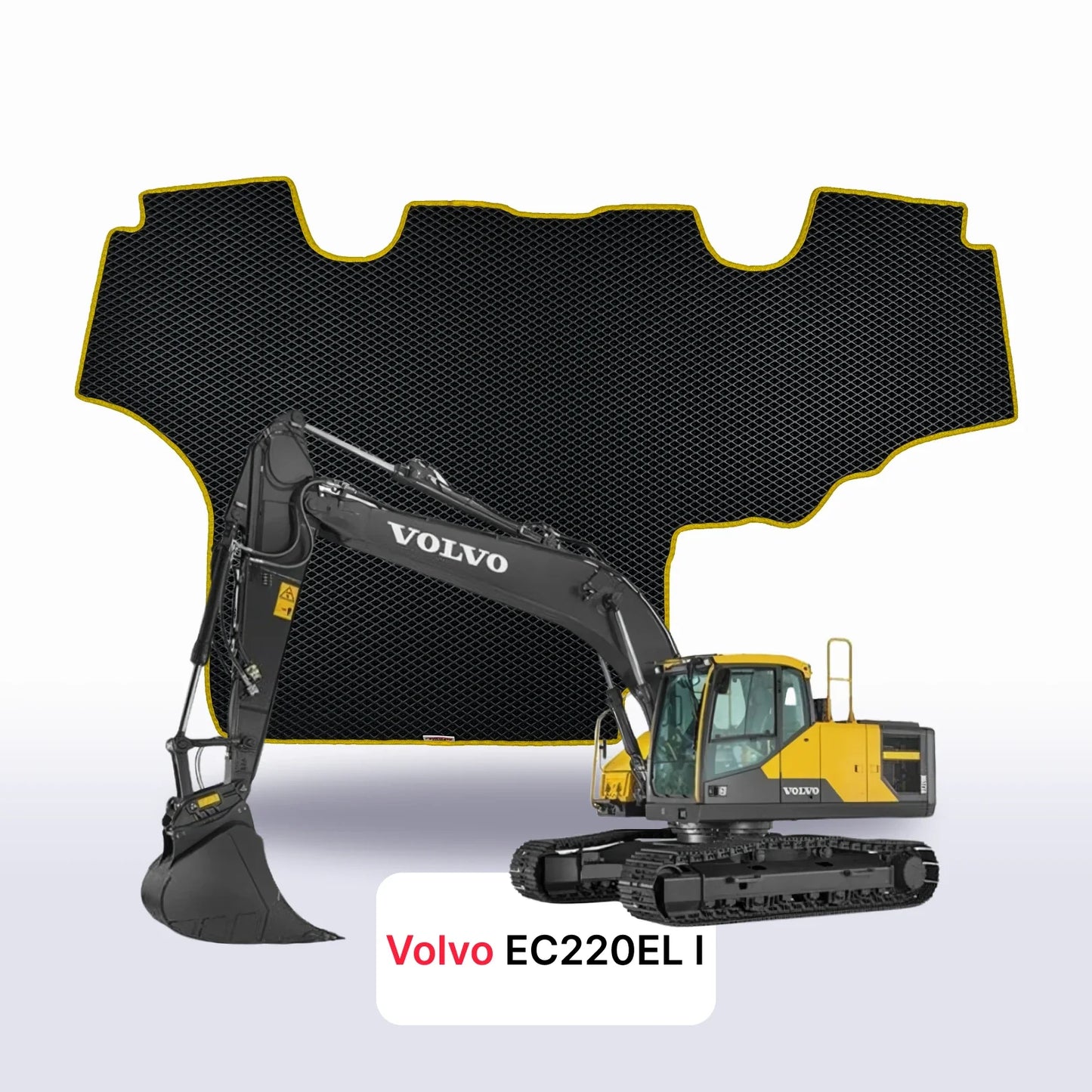 Fußmatten EVAMATS für Volvo EC220EL 1. Generation 2016-2018 Jahr DIGGER