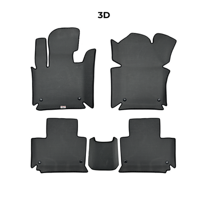 Fußmatten EVAMATS für Mercedes-Benz R-Klasse (W251) 2005 – 2013, LANG MINIVAN 6-Sitzer