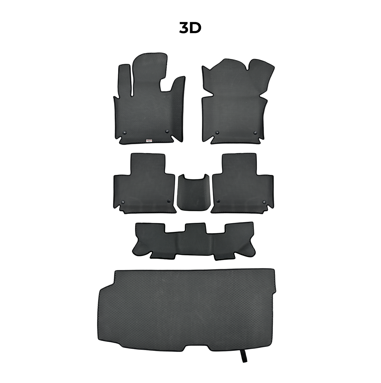 EVAMATS Automatten für Fiat Doblo 2 Gen 2009-2015 Jahr Maxi MINIVAN