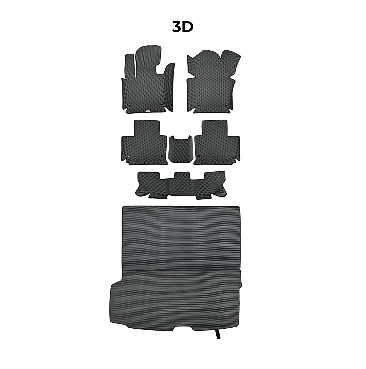 Fußmatten EVAMATS für Toyota Land Cruiser J120 Prado 3. Generation 2002-2009 Jahr SUV 5 drzwi