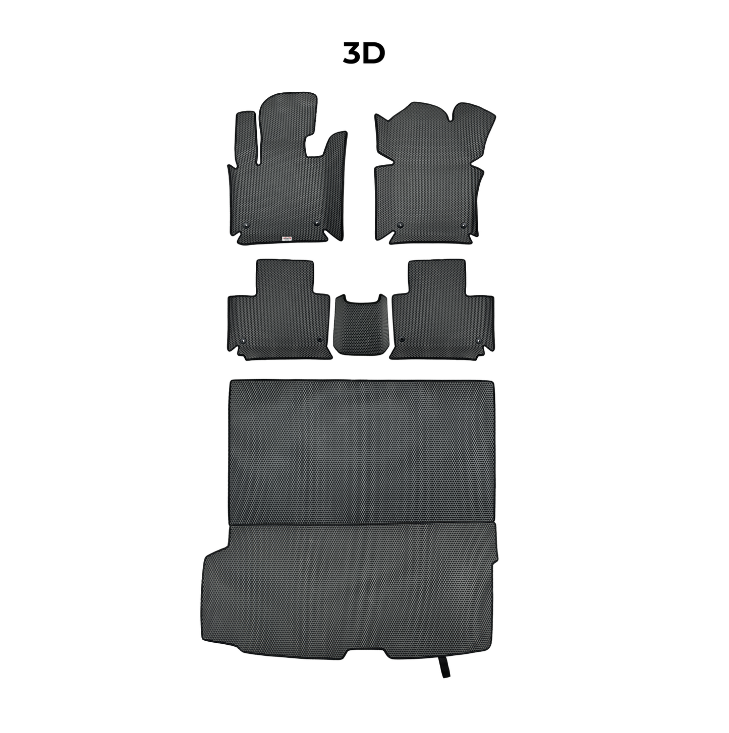 EVAMATS Automatten für Fiat Doblo 2 Gen 2009-2015 Jahr Maxi MINIVAN