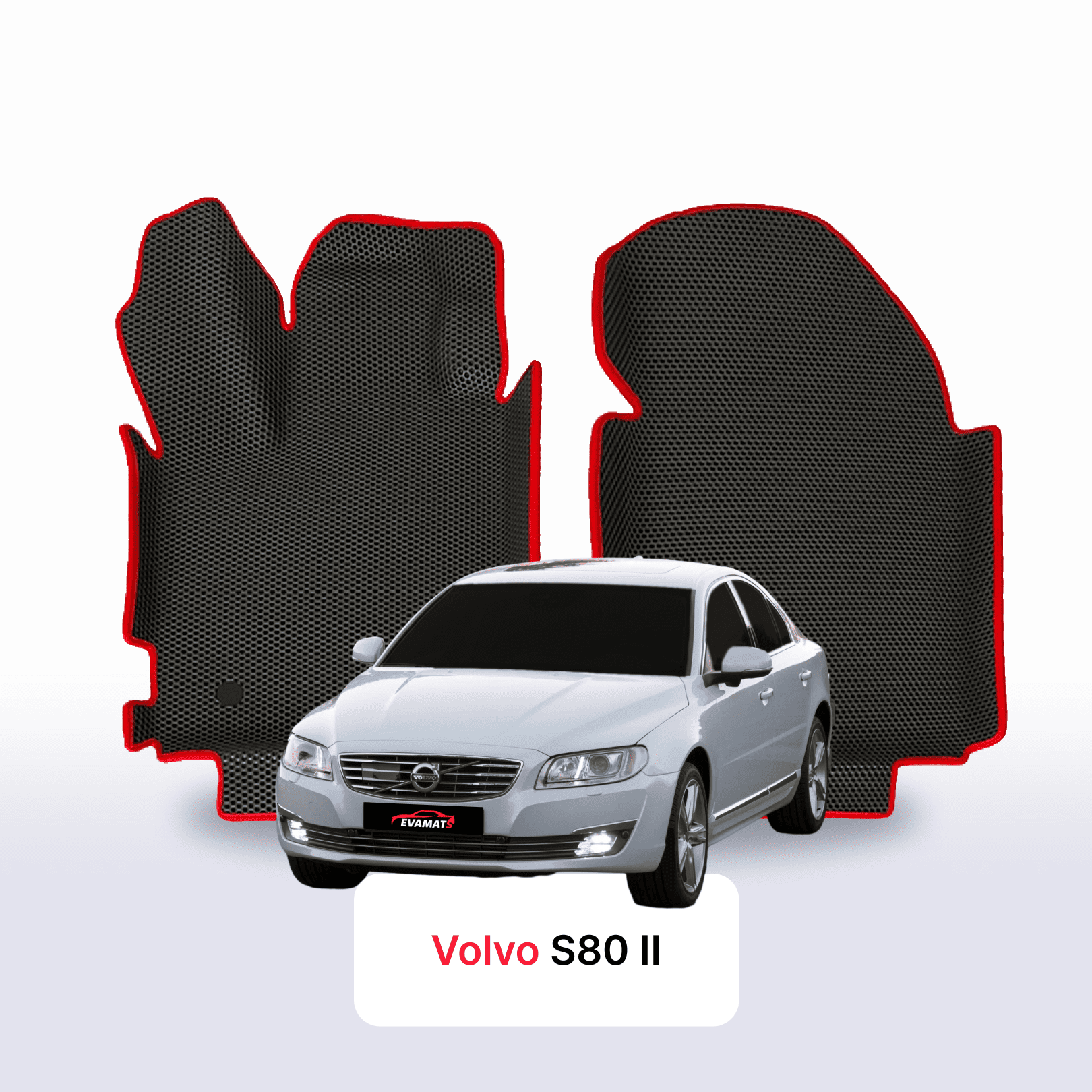 Fußmatten EVAMATS für Volvo S80 2 gen 2006-2016 jahr LIMOUSINE