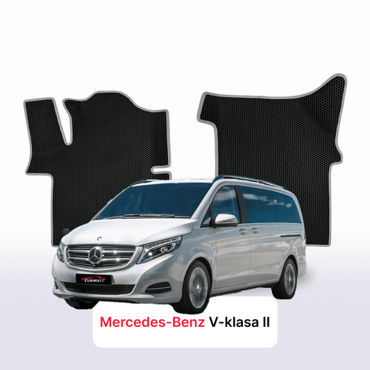 Fußmatten EVAMATS für Mercedes-Benz V-Klasse 2. Generation (W447) 2014-2025 Baujahr MINIVAN
