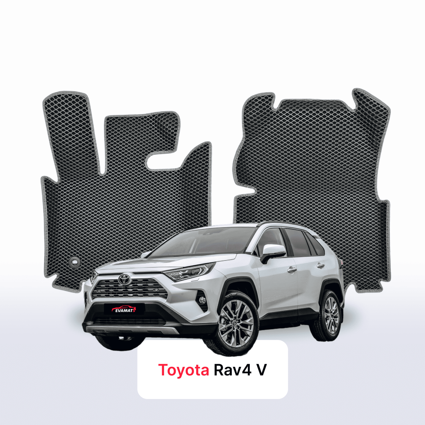 Car mats EVAMATS for Toyota Rav 4 (XA50) 5 gen 2019-2025 year SUV AUTOMATIC GEARBOX