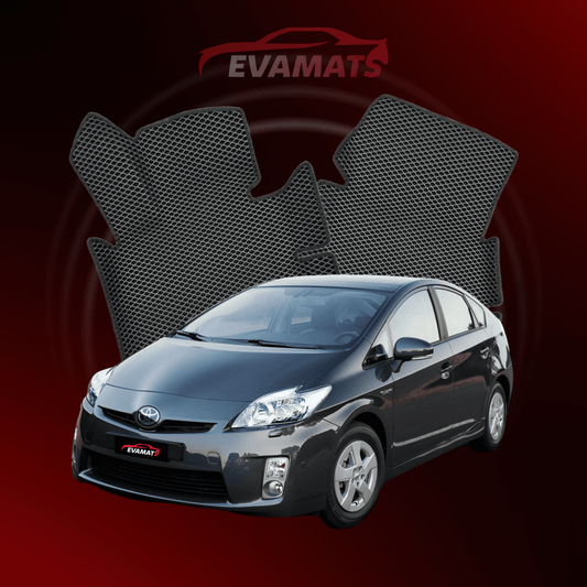 Fußmatten EVAMATS für Toyota Prius XW40 3. Generation 2009-2015 Jahr LIFTBACK